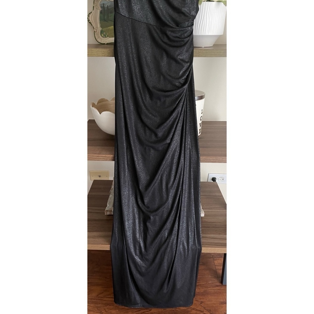 Tadashi Shoji Draped One Shoulder Dress, Size Small Prom Party Formal Event - Picture 8 of 16
